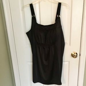 🌟HP🌟Swim365 Black 2 Piece Plus Swimsuit Swimdress 26W